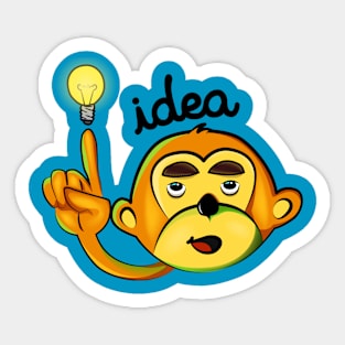 Munki - The Idea Monkey2 Sticker